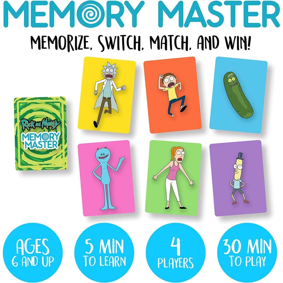 Rick and Morty Memory Master inhoud