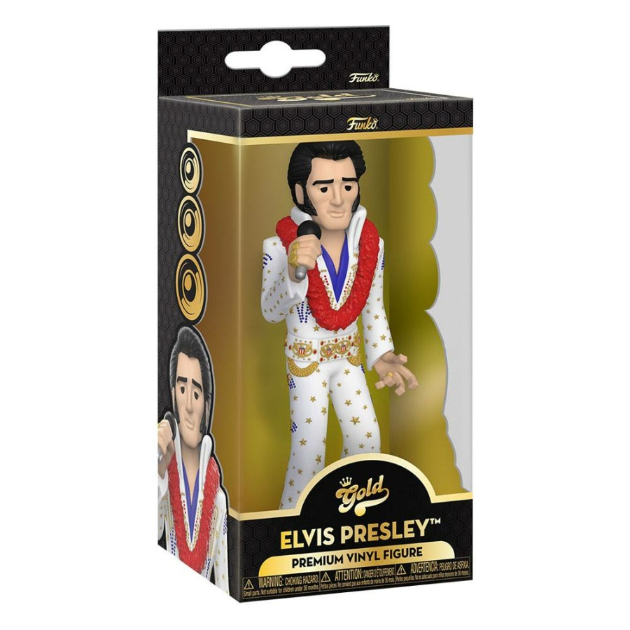 Elvis Vinyl Gold Figure