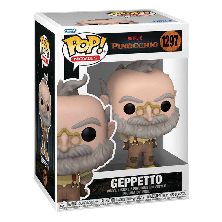 Funko Pop Geppeto #1297 van Guillermo Del Toro's Pinocchio