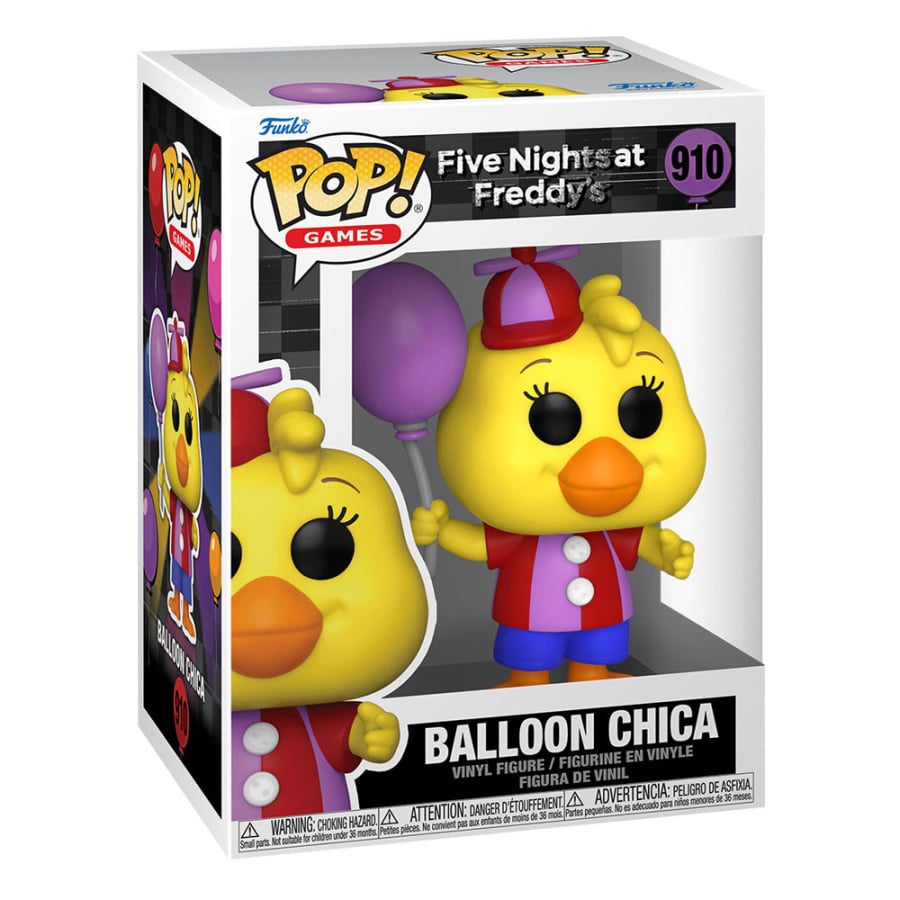 Funko Pop Balloon Chica #910 Five Nights at Freddy's Security Breach