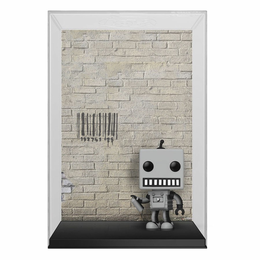 Funko Pop Banksy Tagging Robot #02 Brandalised Graffiti