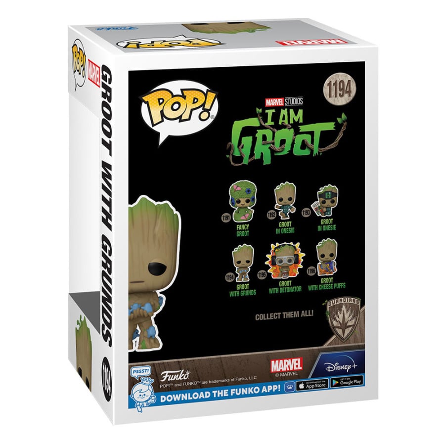 Funko Pop Groot with Grunds #1194 I am Groot