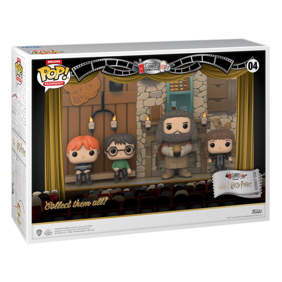 Funko Pop Moment Hagrids Hut #04 met Ron Hagrid Harry Hermione