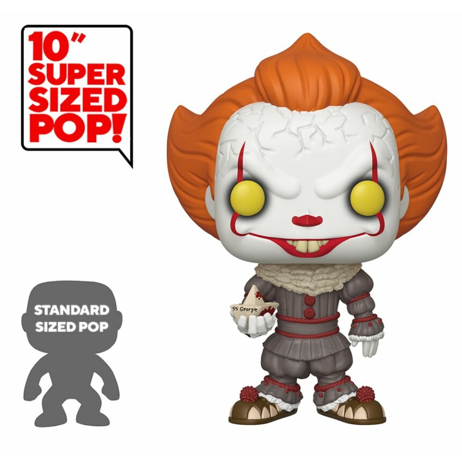 Funko Pop Pennywise with Boat #786 Jumbo size 25 cm