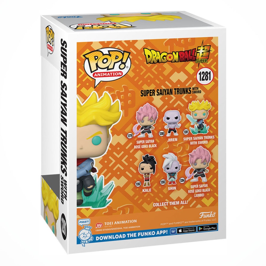 Funko Pop Super Saiyan Trunks with Sword #1281 Dragon Ball Z