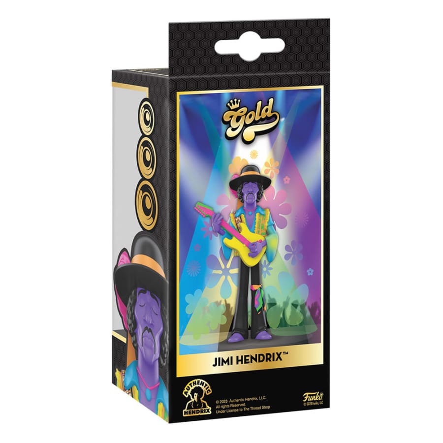 Funko Vinyl Gold Jimi Hendrix Blacklight