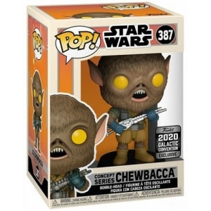 Funko Pop Chewbacca #387 (Concept Series) 2020 Galactic Convention Exclusive