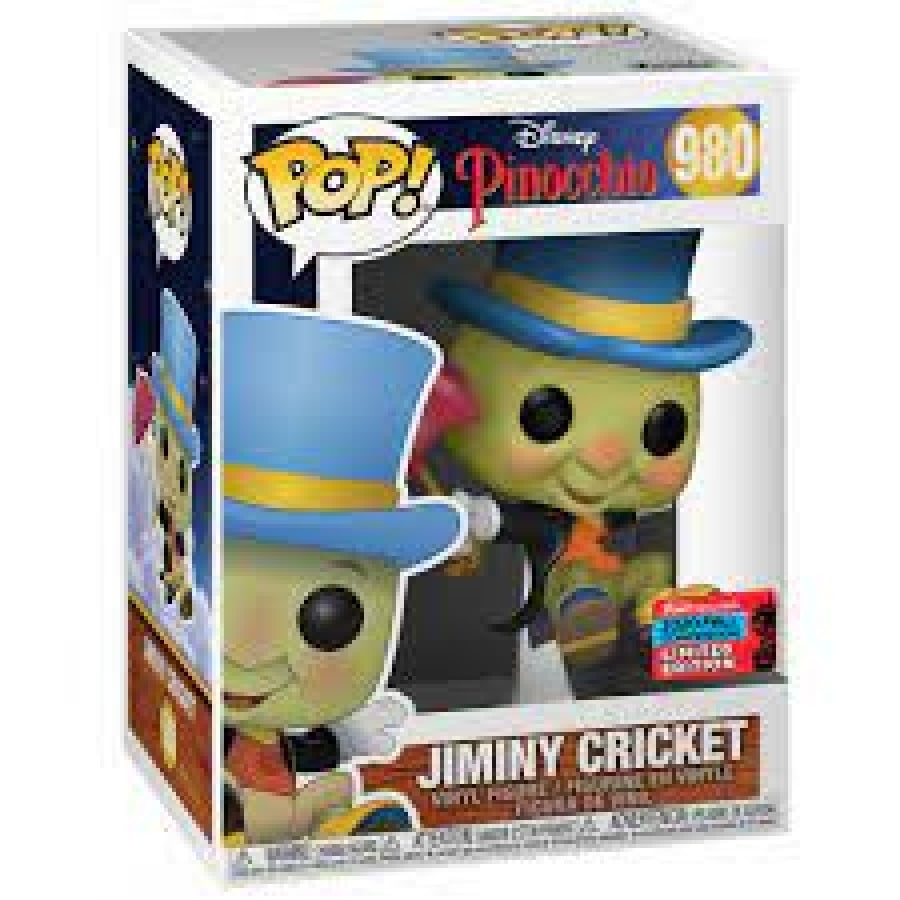 Funko Pop Jiminy Cricket #980 Disney's Aladdin collectible