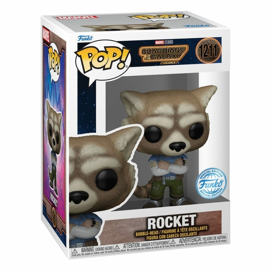 Funko Pop Rocket #1211 Exclusive Guardians of the Galaxy Vol. 3