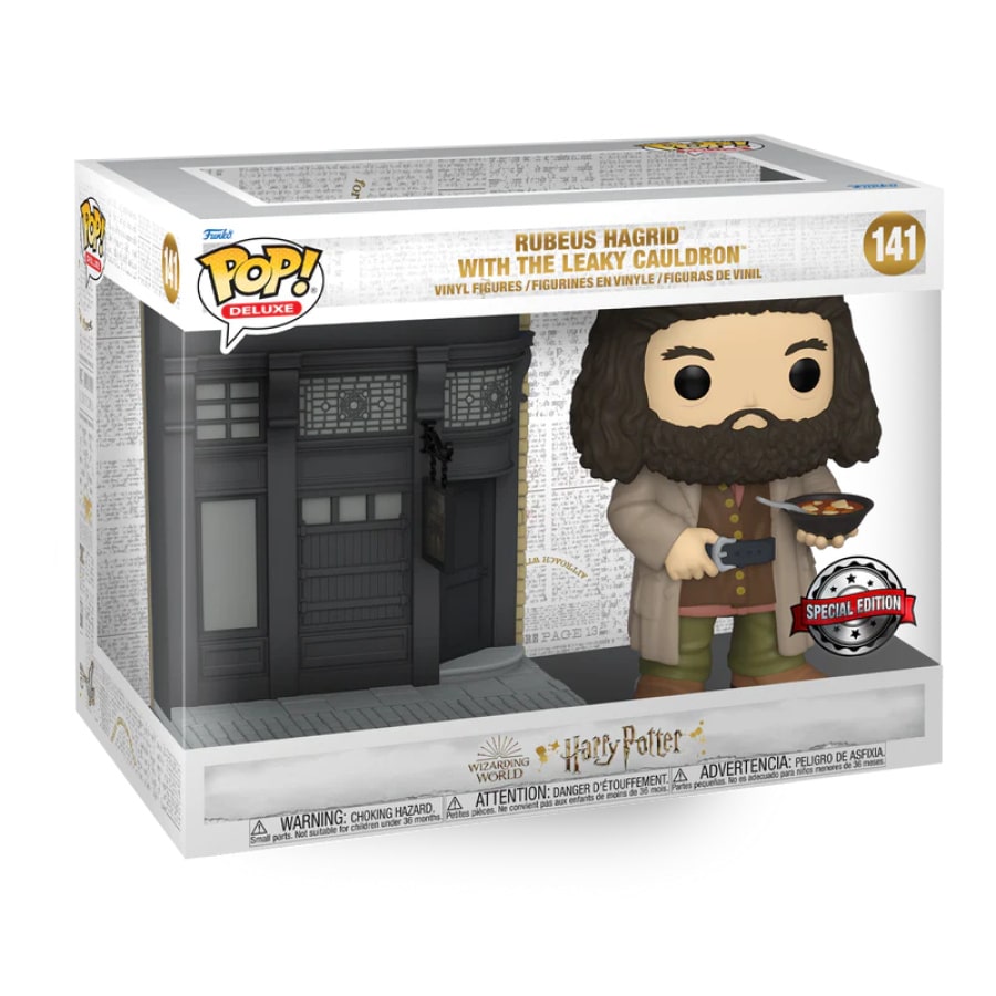 Funko Pop Rubeus Hagrid with the leaky Cauldron #141 Exclusivev