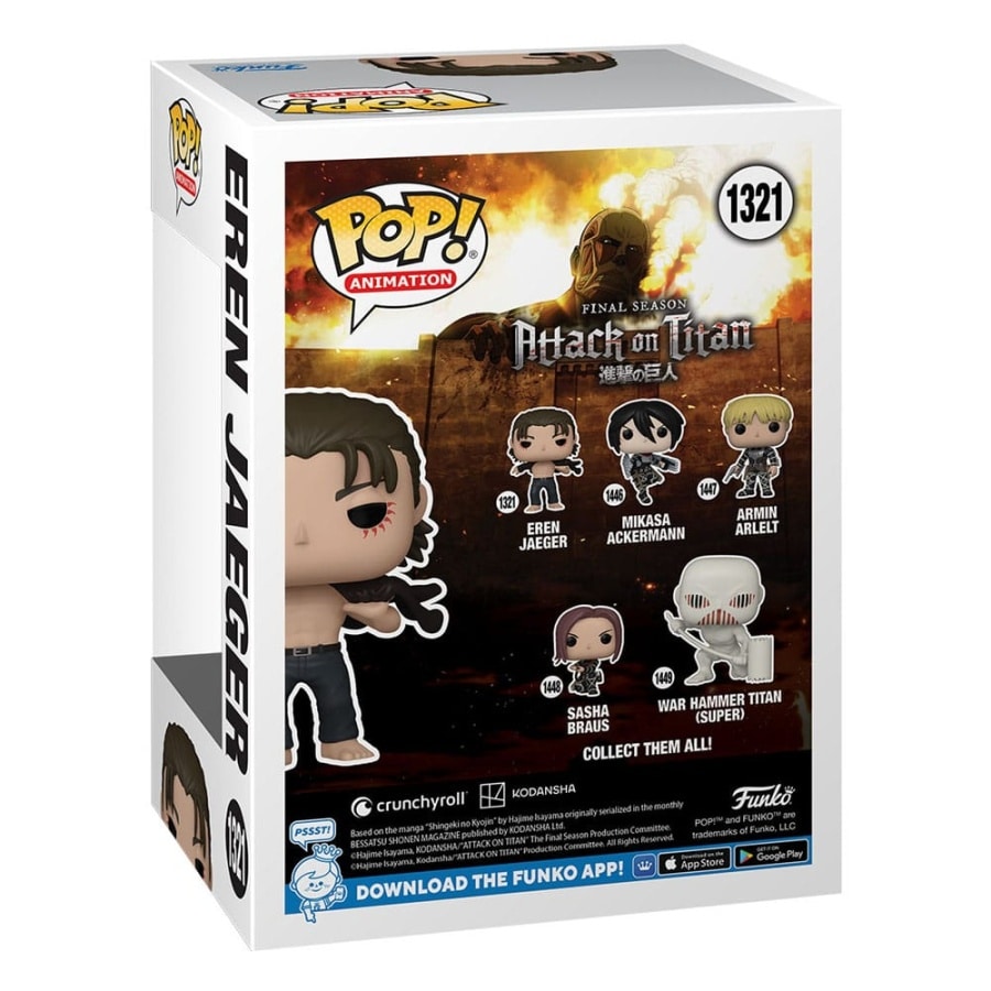 Funko Pop Eren Jaeger #1321 AOT