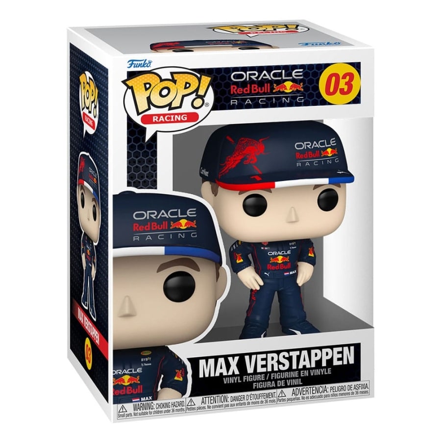 Funko Pop Max Verstappen #03 Red Bull Oracle Racing