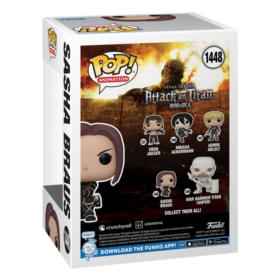 Funko Pop Sasha Braus #1448 Attack on Titan