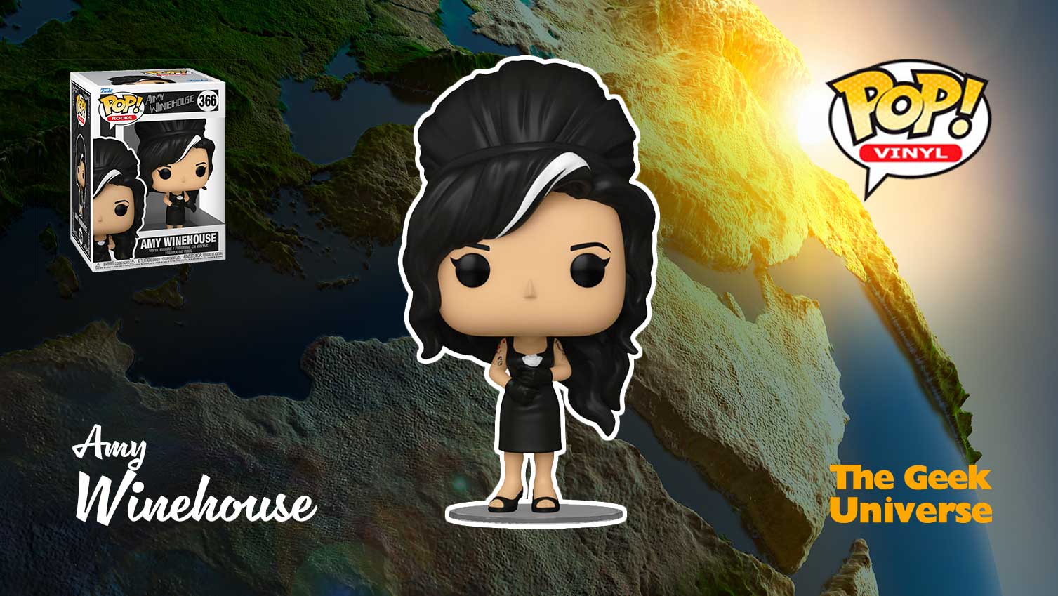 Funko Pop! Rocks: Amy Winehouse Figure (Back to Black) #366