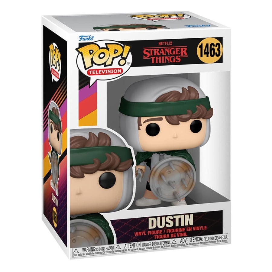 Funko Pop Dustin with Shield #1463 Stranger Things