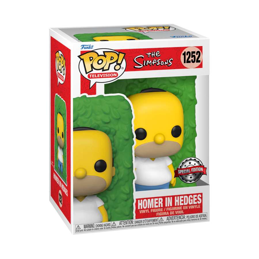 Funko Pop Homer in Hedges #1252 Special Edition