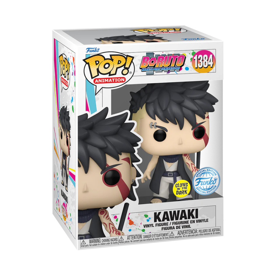 Funko Pop Kawaki #1384 Special Edition Glows in the Dark GITD Boruto Naruto Next Generations