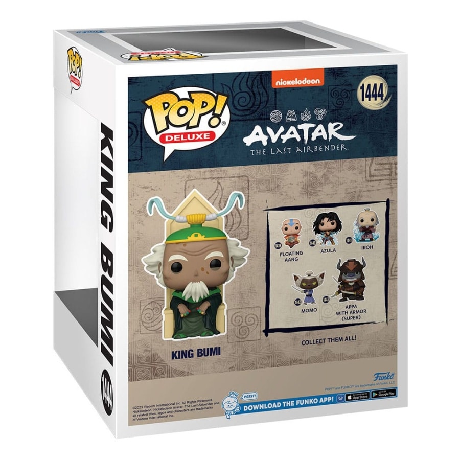 Funko Pop King Bumi #1444 Pop Deluxe Avatar The Last Airbender