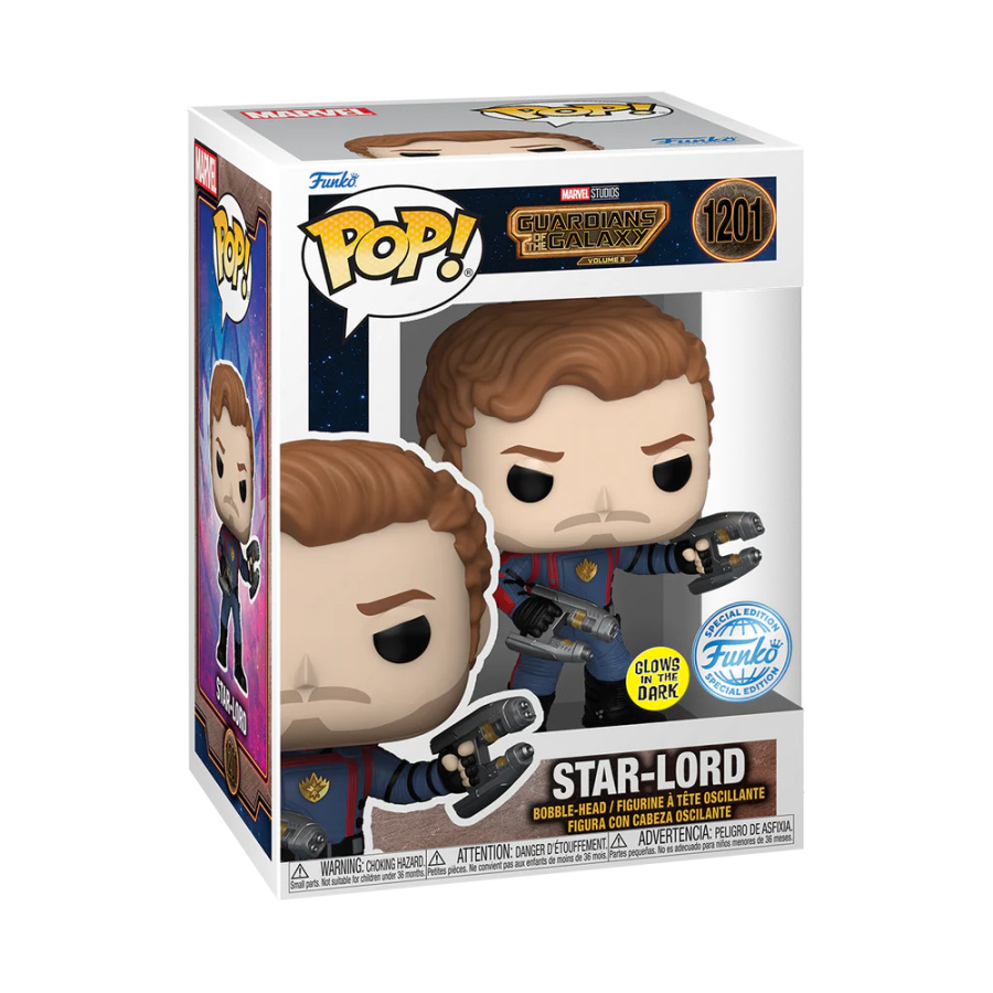 Funko Pop Star-Lord #1201 GITD Exclusive