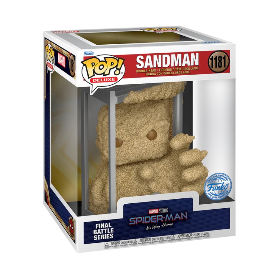 Pop Deluxe Sandman #1181 Spider-Man No Way Home The Final Battle Exclusive Funko Out of box