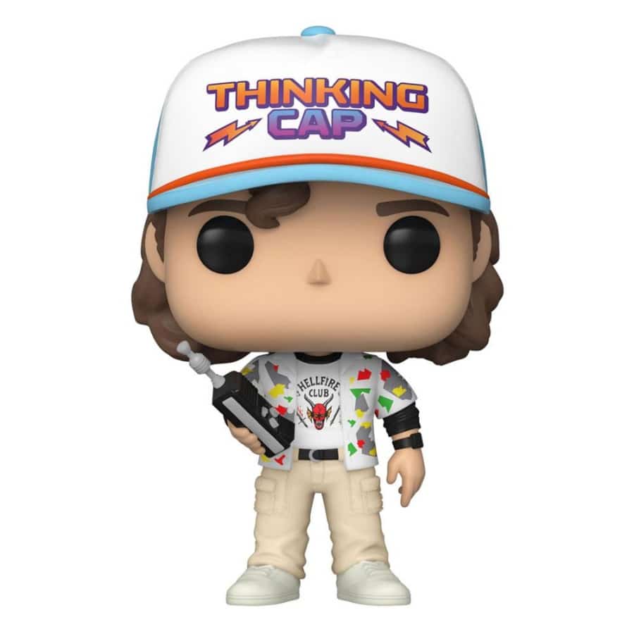 funko pop dustin 1240 dustin henderson with thinking cap stranger things