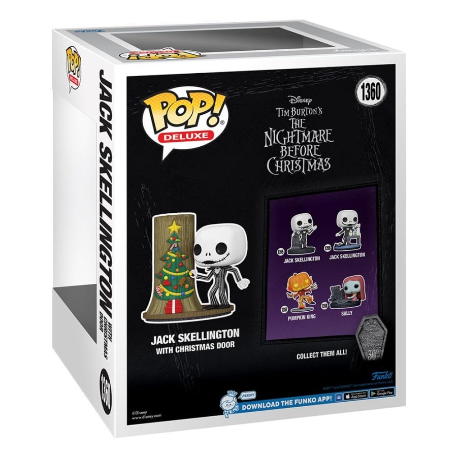 Funko Pop Deluxe Jack Skellington with Christmas Door #1360 Nightmare before Christmas