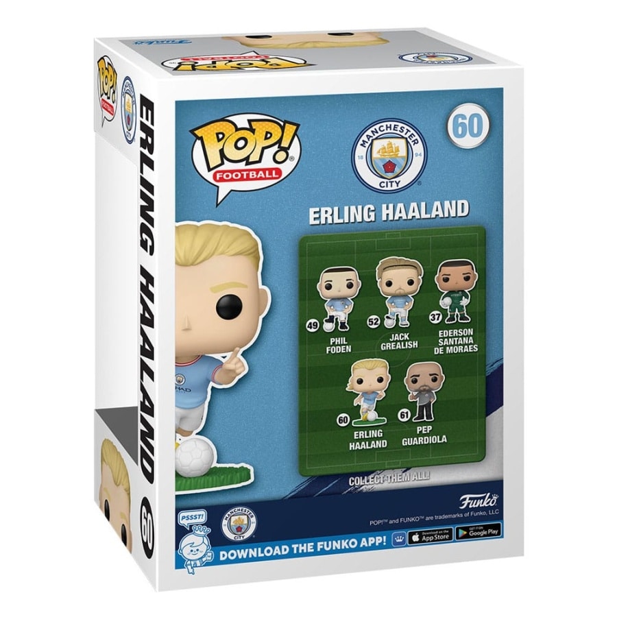 Funko Pop Erling Haaland #60 Manchester City - Pop Football