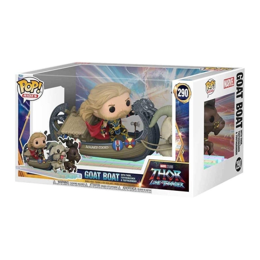 Funko Pop Goat Boat With Thor #290 Thor Love and Thunder