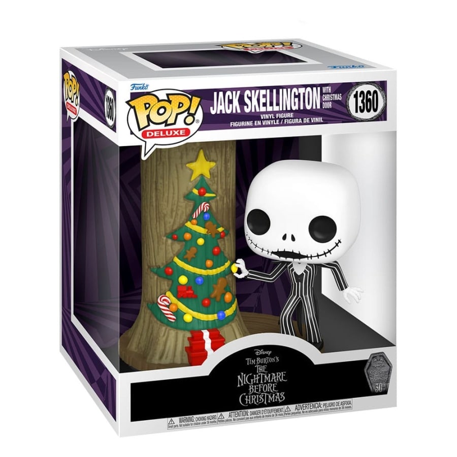 Funko Pop Deluxe Jack Skellington with Christmas Door #1360 Nightmare before Christmas