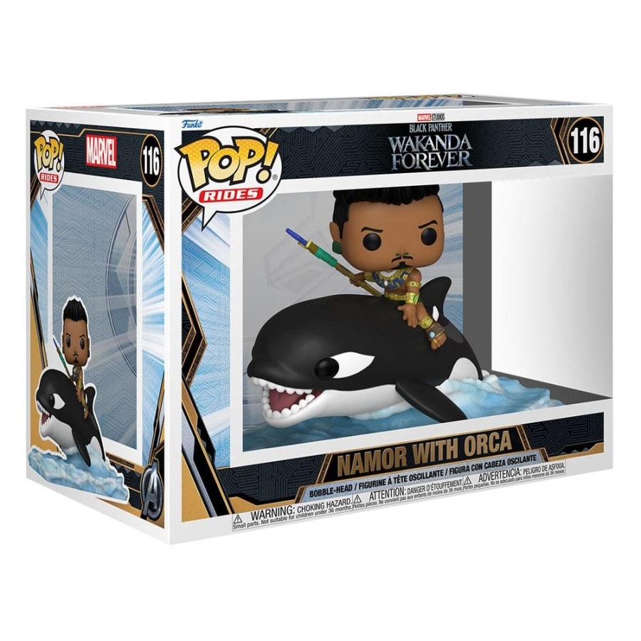 Funko Pop Namor With Orca #116 Black Panther