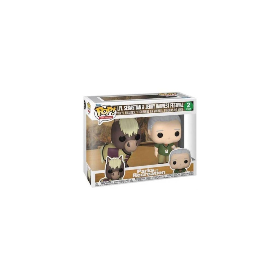 Funko Pop Lil Sebastian & Jerry Harvest Festival 2-Pack (Parks & Recreation)