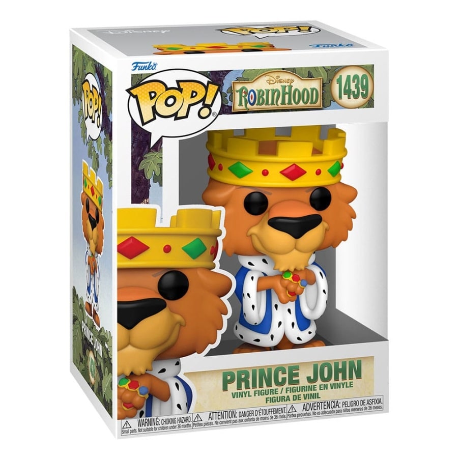 Funko Pop Prince John #1439 Disney Robin Hood