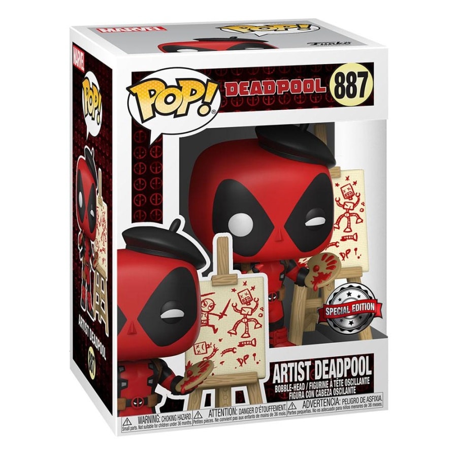 Funko Pop Artist Deadpool #887 Exclusive