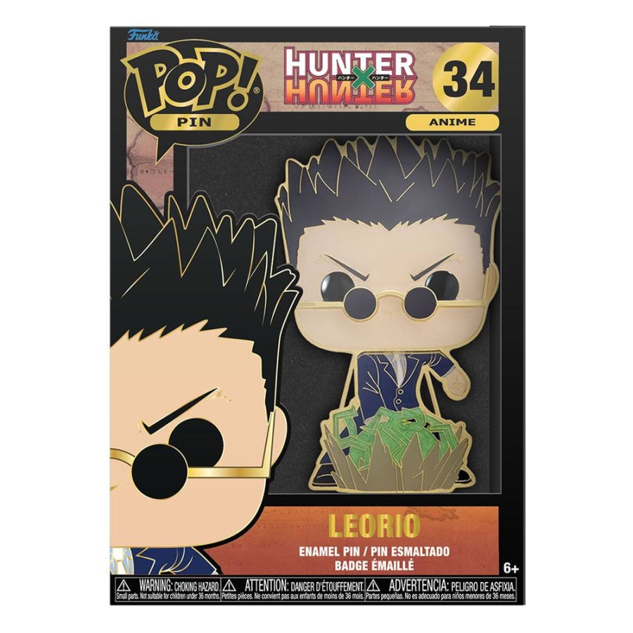Funko Pop Pin Leorio #34 Hunter X Hunter